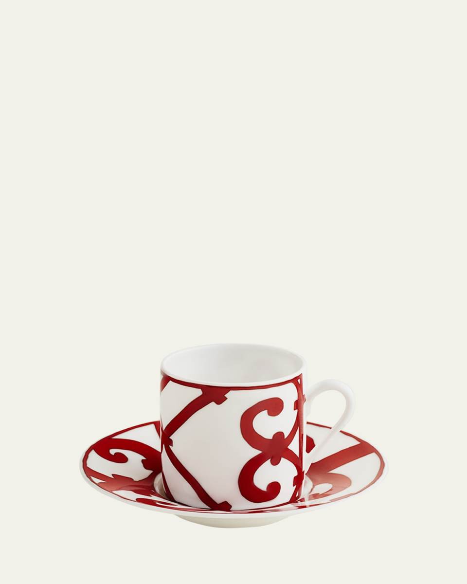 Balcon du Guadalquivir Coffee Cup & Saucer, 3.2 oz.